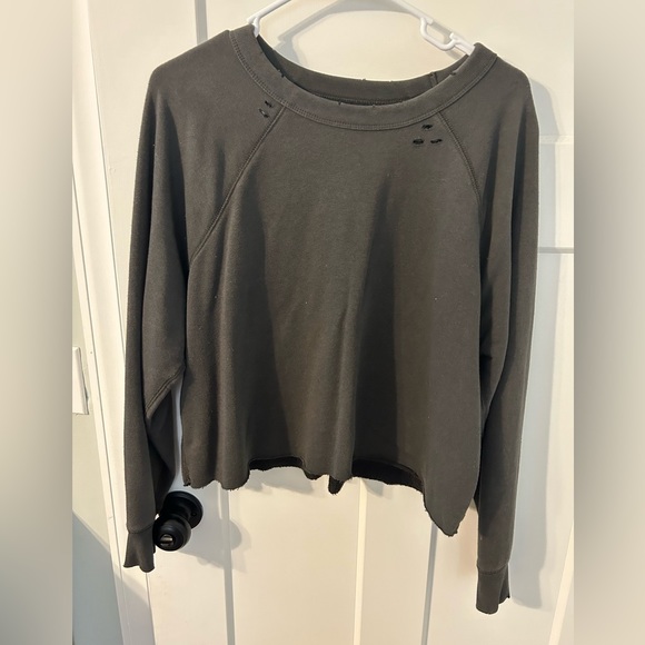 Aerie Distressed Crew - Picture 1 of 3